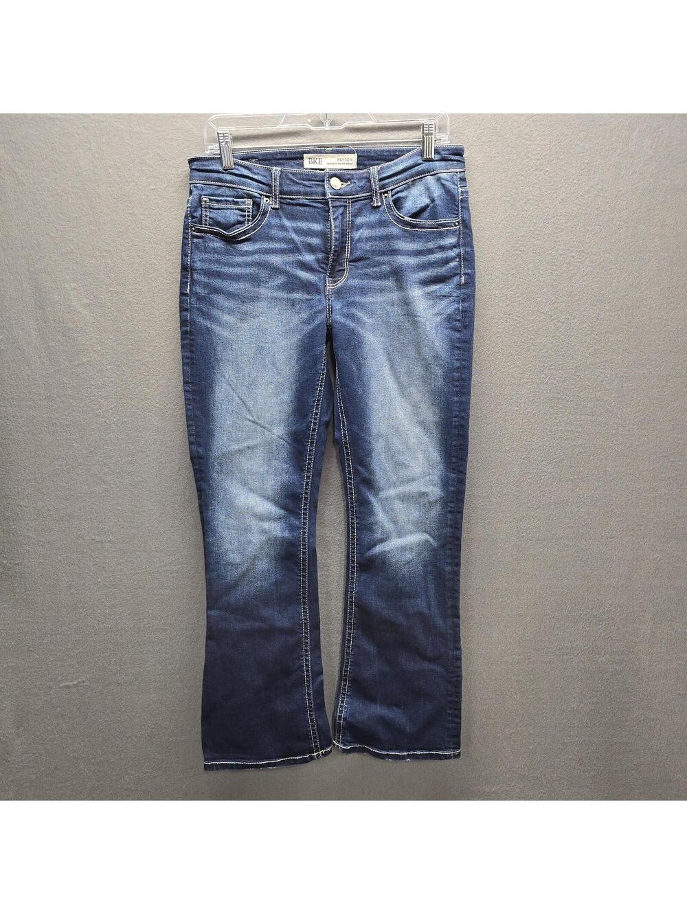 BKE Buckle Payton Mid-Rise Bootcut Jeans Women’s 29 x 29.5 Blue Dark Wash Denim